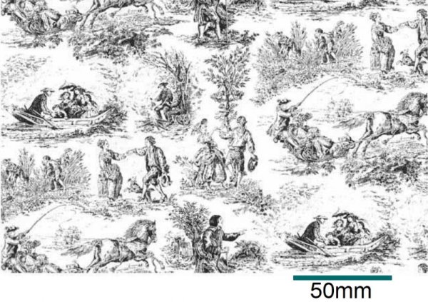 画像1: VILLAGE LIFE CHINTZ BLACK　（Ｌ） (1)