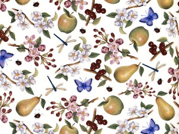 画像1: FRUIT BLOSSOM CHINTZ  CLEAR (Ａ４) (1)