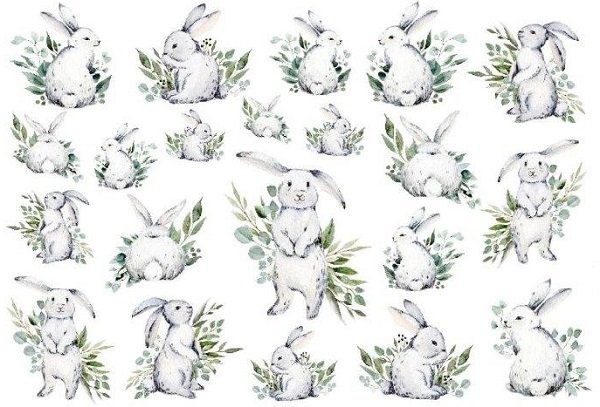 画像1: Watercolor Bunnies (1)