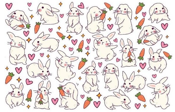 画像1: Love Rabbits (1)