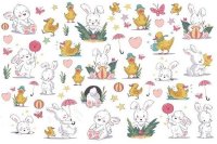 Joyful Bunnies & Ducks