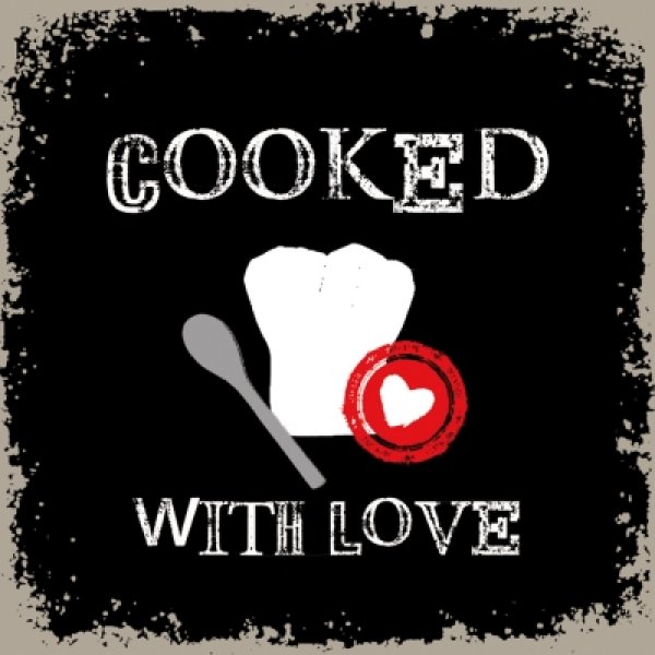 画像1: 【ナプキン】 Cooked with Love black (1)