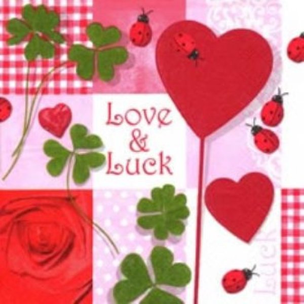 画像1: 【ナプキン】 Love&Luck (1)