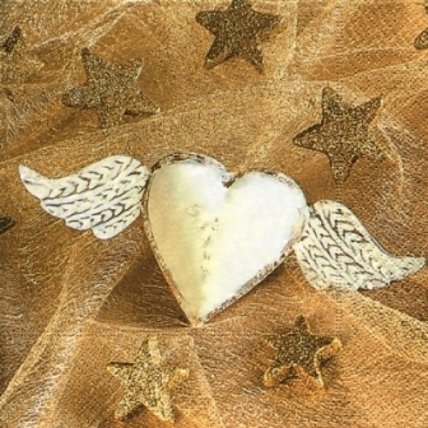 画像1: 【ナプキン】 Flying heart (1)