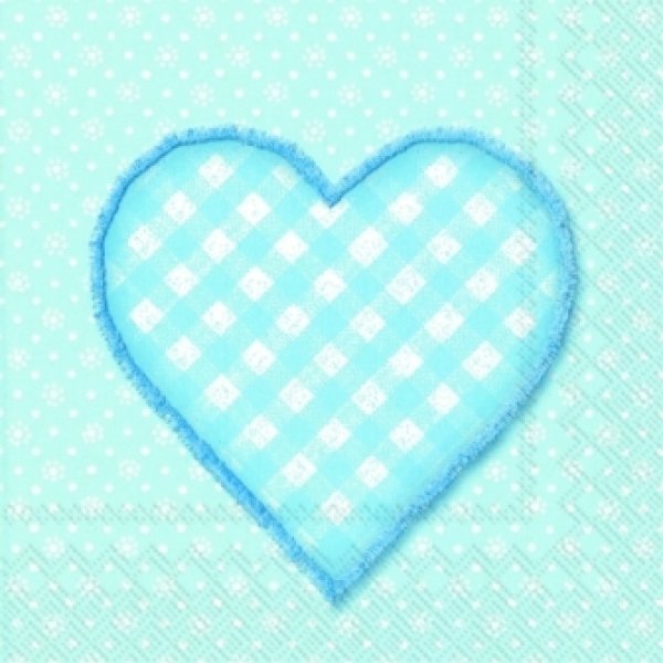 画像1: 【ナプキン】 LOVELY DOTTY light blue (1)