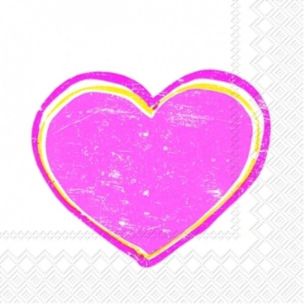 画像1: 【ナプキン】 HEARTBEAT pink (1)