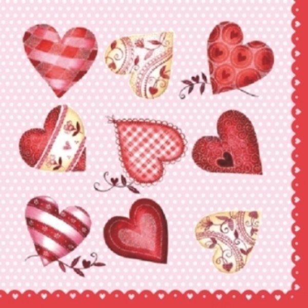 画像1: 【ナプキン】 Love (1)