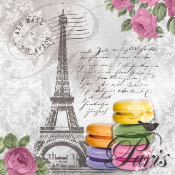 画像1: 【ナプキン】 Macarons de Paris (1)
