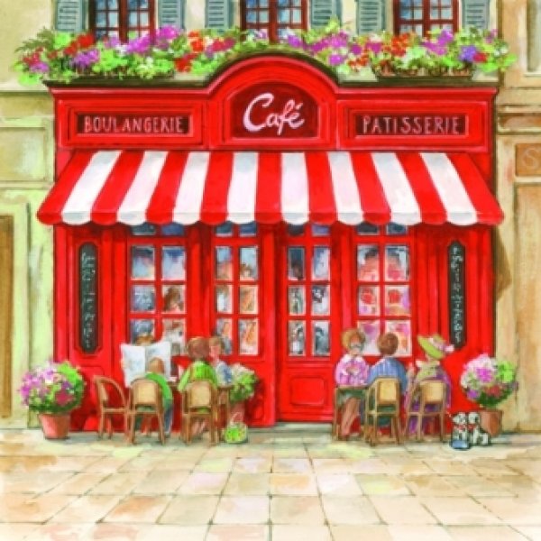 画像1: 【ナプキン】 PARIS CAF? (1)