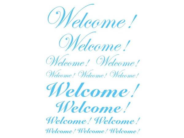 画像1: WELCOME 1 (1)