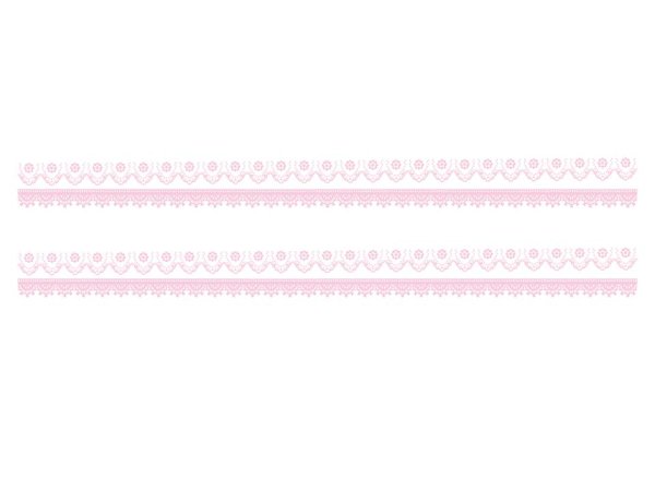 画像1: レース ストレート(細) (1)