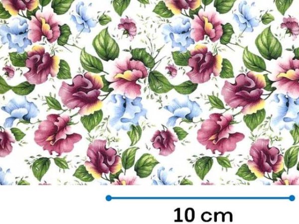 画像1: SWEET PEA CHINTZ CLEAR　（Ｌ） (1)