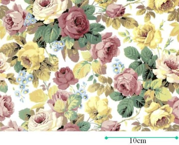画像1: ROSE CHINTZ L/S  (Ａ４) (1)