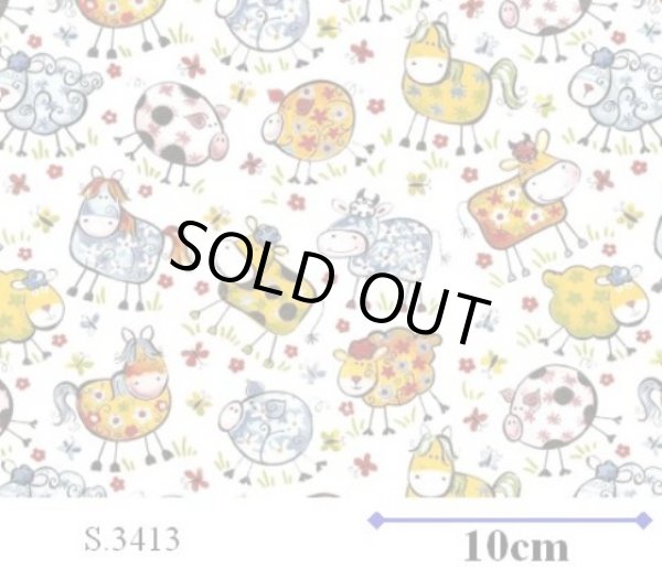 画像1: CRAZY FARM CHINTZ　（Ｌ） (1)
