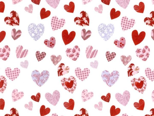 画像1: PATCHWORK HEARTS  (Ａ４) (1)