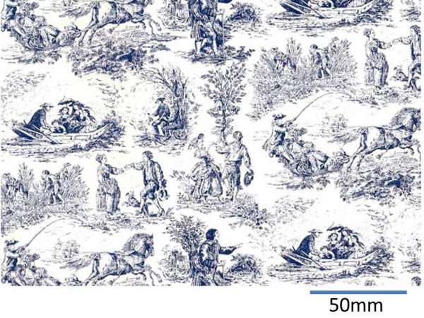 画像1: VILLAGE LIFE CHINTZ BLUE　（Ｌ） (1)