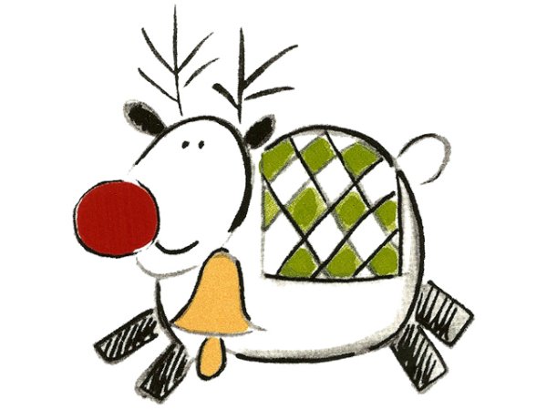 画像1: SIMPLY CHRISTMAS RUDOLPH (1)