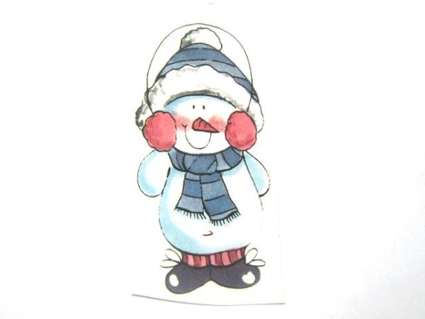画像1: SNOWMAN WITH EARMUFF (1)