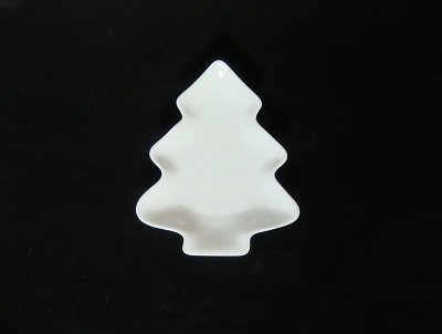 画像1: クリスマスツリー皿　２０ｃｍ