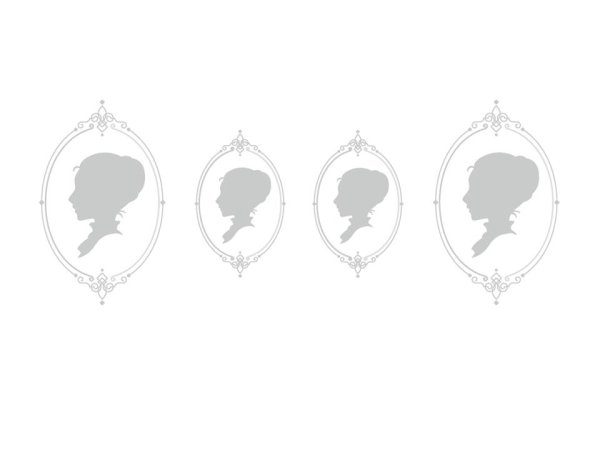 画像1: LADY'S SILHOUETTE (1)