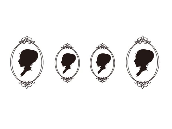 画像1: LADY'S SILHOUETTE (1)