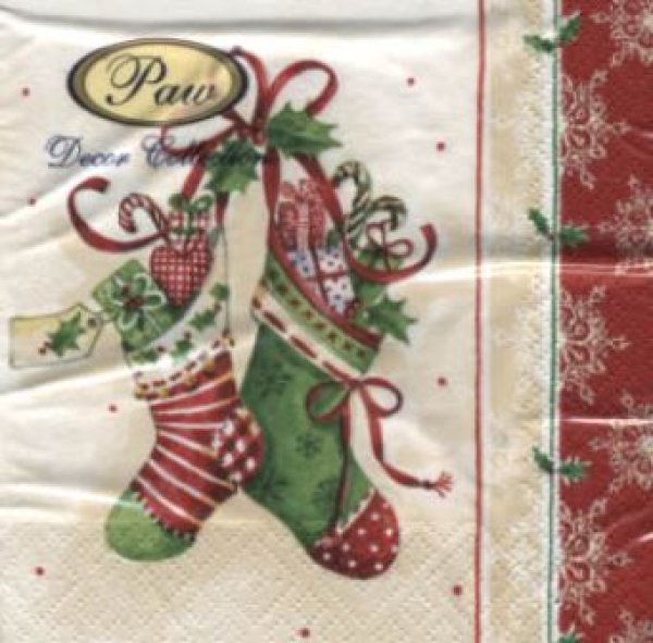 画像1: 【ナプキン】 Christmas Stockings (1)