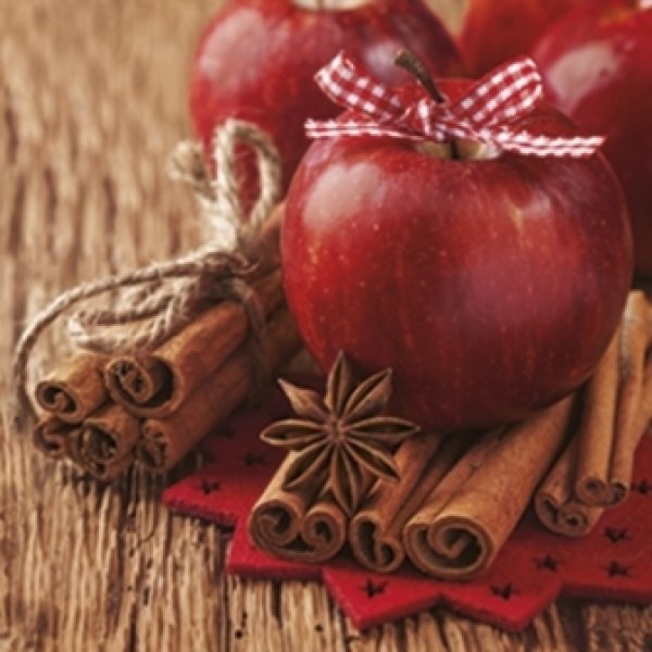 画像1: 【ナプキン】 Christmas Apple (1)