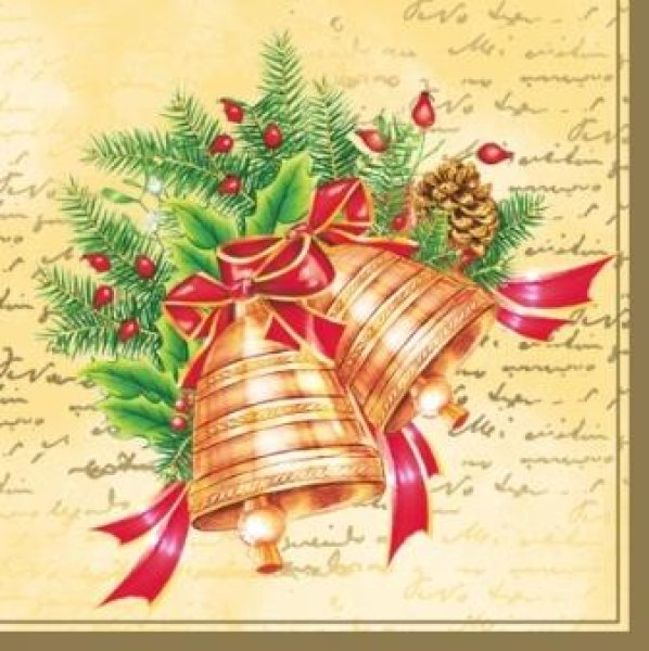画像1: 【ナプキン】 Christmas Bells (1)