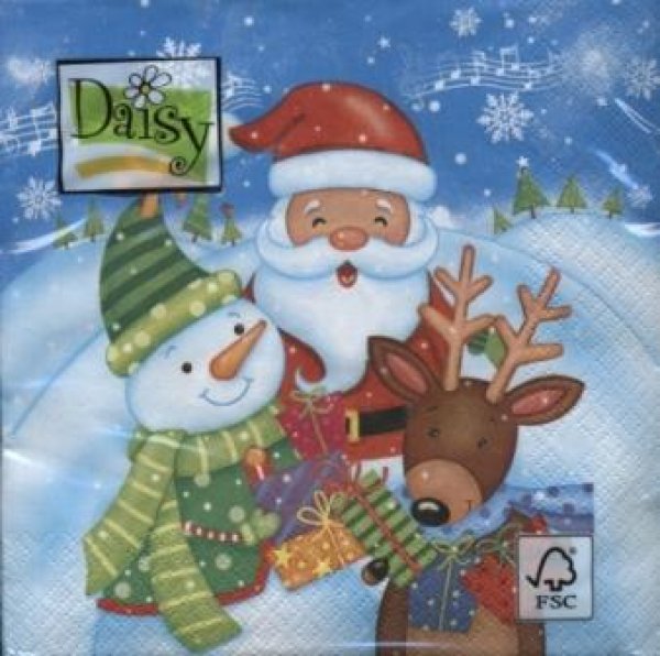 画像1: 【ナプキン】 Santa Claus (1)