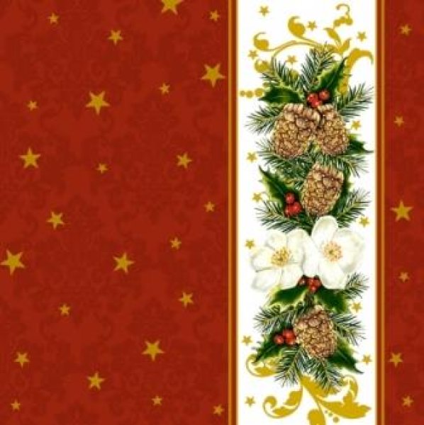 画像1: 【ナプキン】 Christmas-Stars (1)