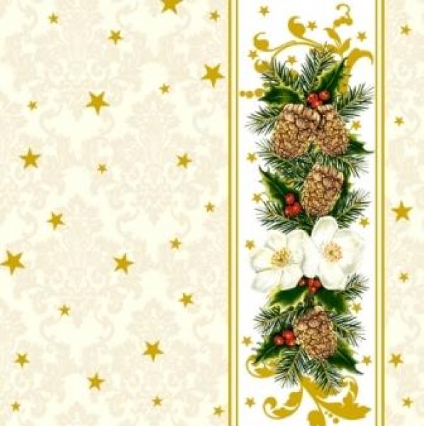 画像1: 【ナプキン】 Christmas-Stars (1)