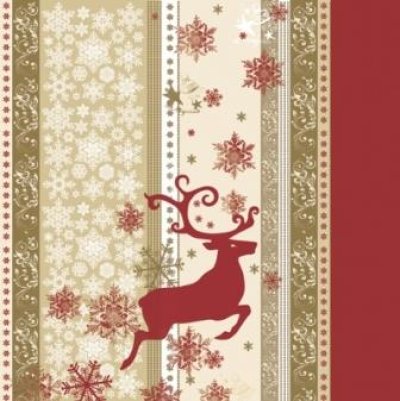 画像1: 【ナプキン】 Christmas-Reindeer