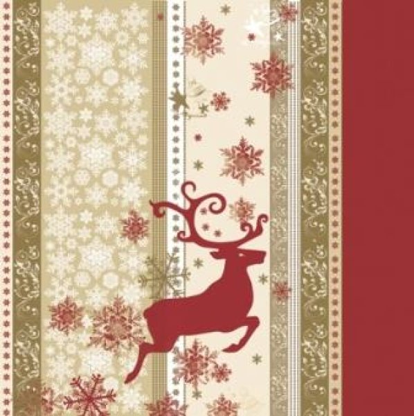 画像1: 【ナプキン】 Christmas-Reindeer (1)
