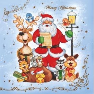 画像: 【ナプキン】 Santa Claus - Music