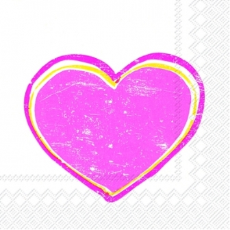 画像1: 【ナプキン】 HEARTBEAT pink