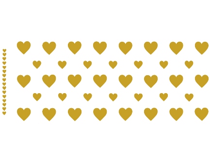 画像1: GOLD HEARTS MUG