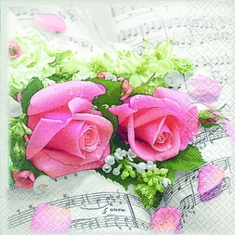 画像1: 【ナプキン】 Flower Symphony